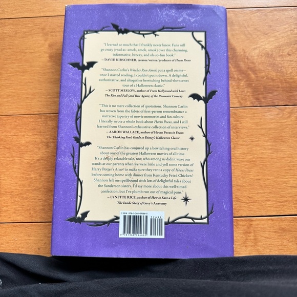 Disney Hocus Pocus Oral History Book - Purple and Yellow - Picture 4 of 6